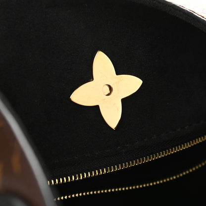 Louis Vuitton Monogram Flower Hobo Black 10 of 10