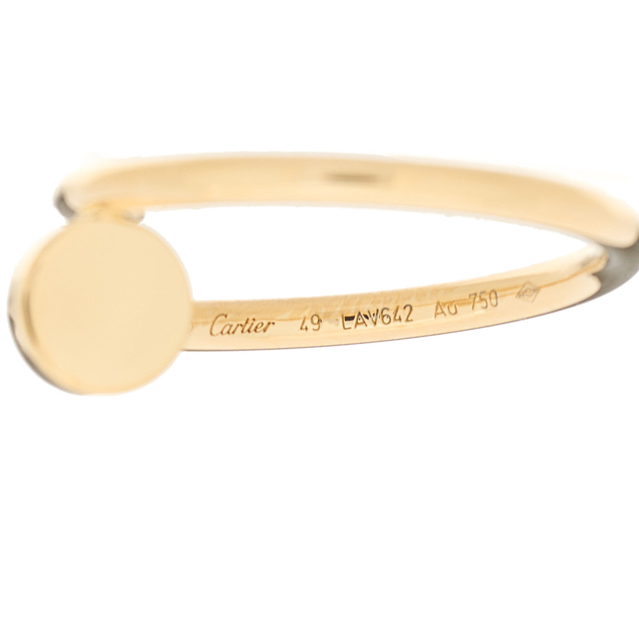 18K Pink Gold Small Juste Un Clou Ring 49 4.75