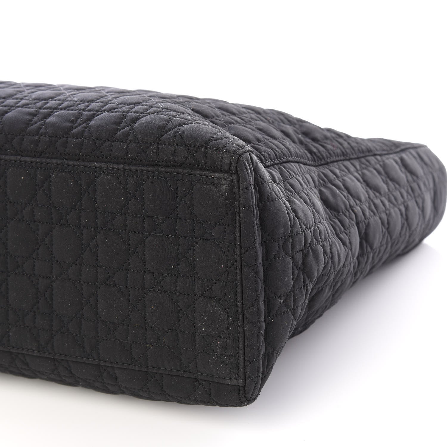 Christian Dior Nylon Cannage Large Lady Dior Black 6 of 8