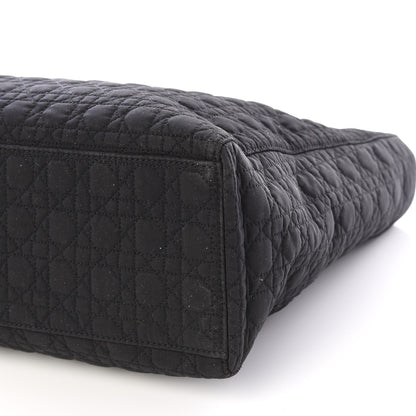 Christian Dior Nylon Cannage Large Lady Dior Black 6 of 8