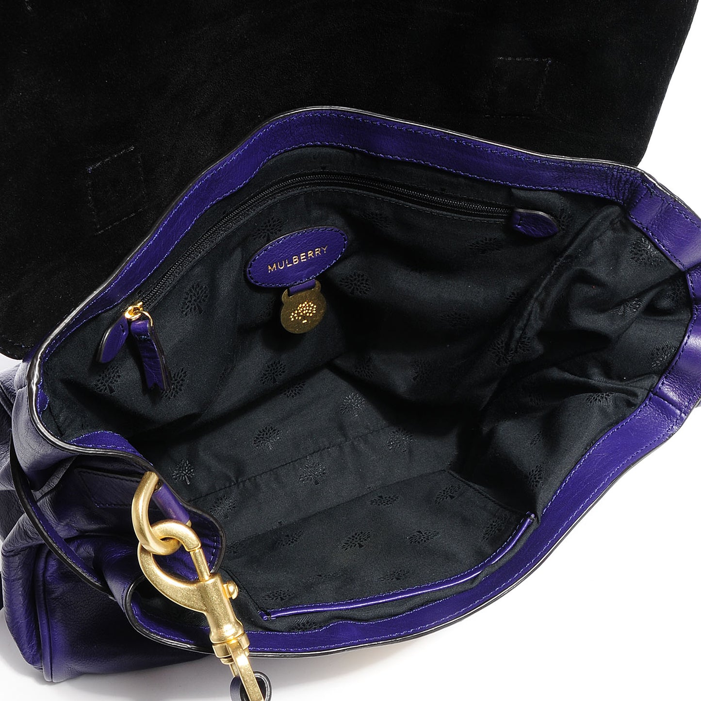 Soft Buffalo Leather Medium Alexa Grape
