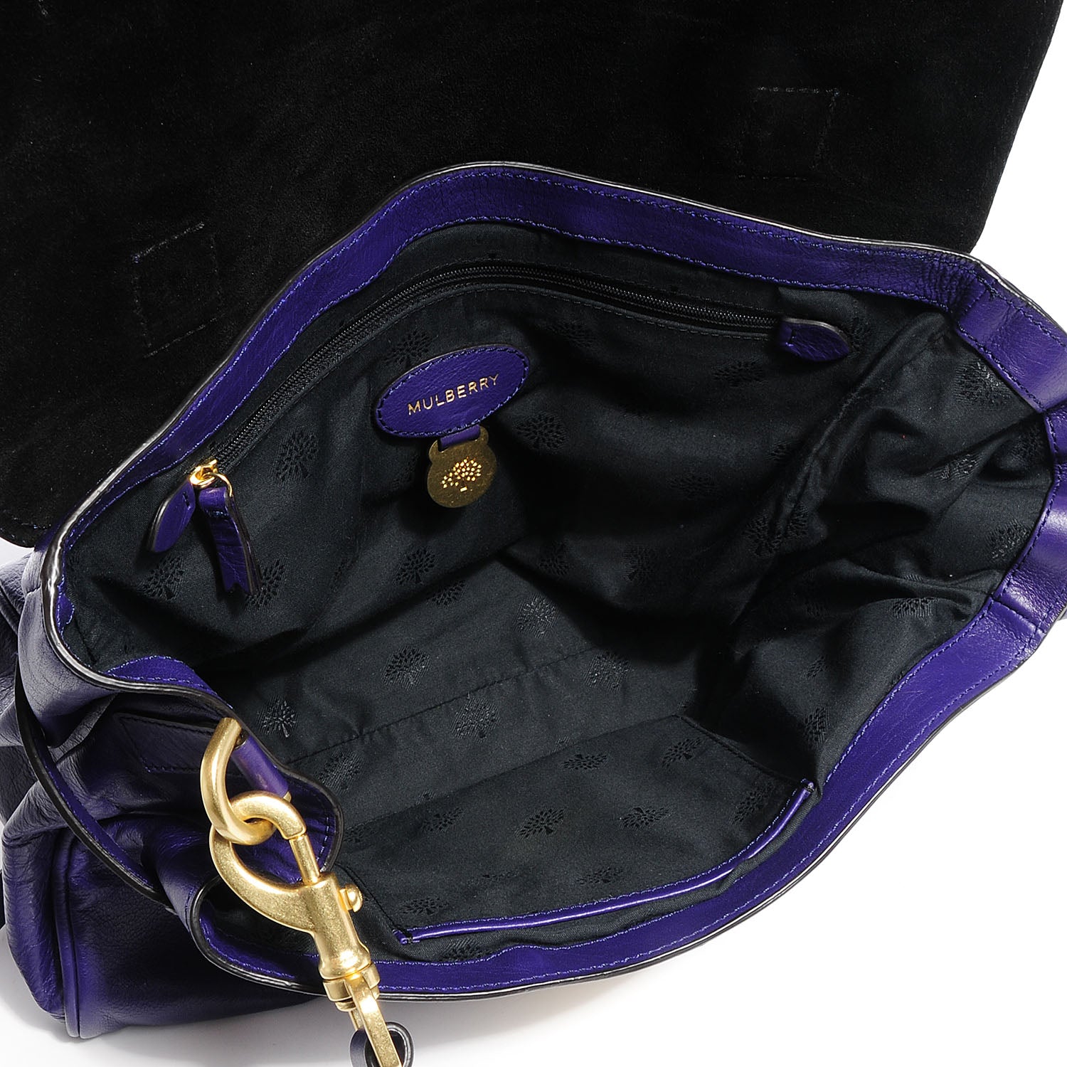 Mulberry Soft Buffalo Leather Medium Alexa Grape 8 of 13