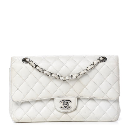 Chanel Caviar Quilted Medium Double Flap White 1 of 24