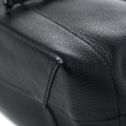 Louis Vuitton Calfskin Lockme Backpack Black 8 of 11