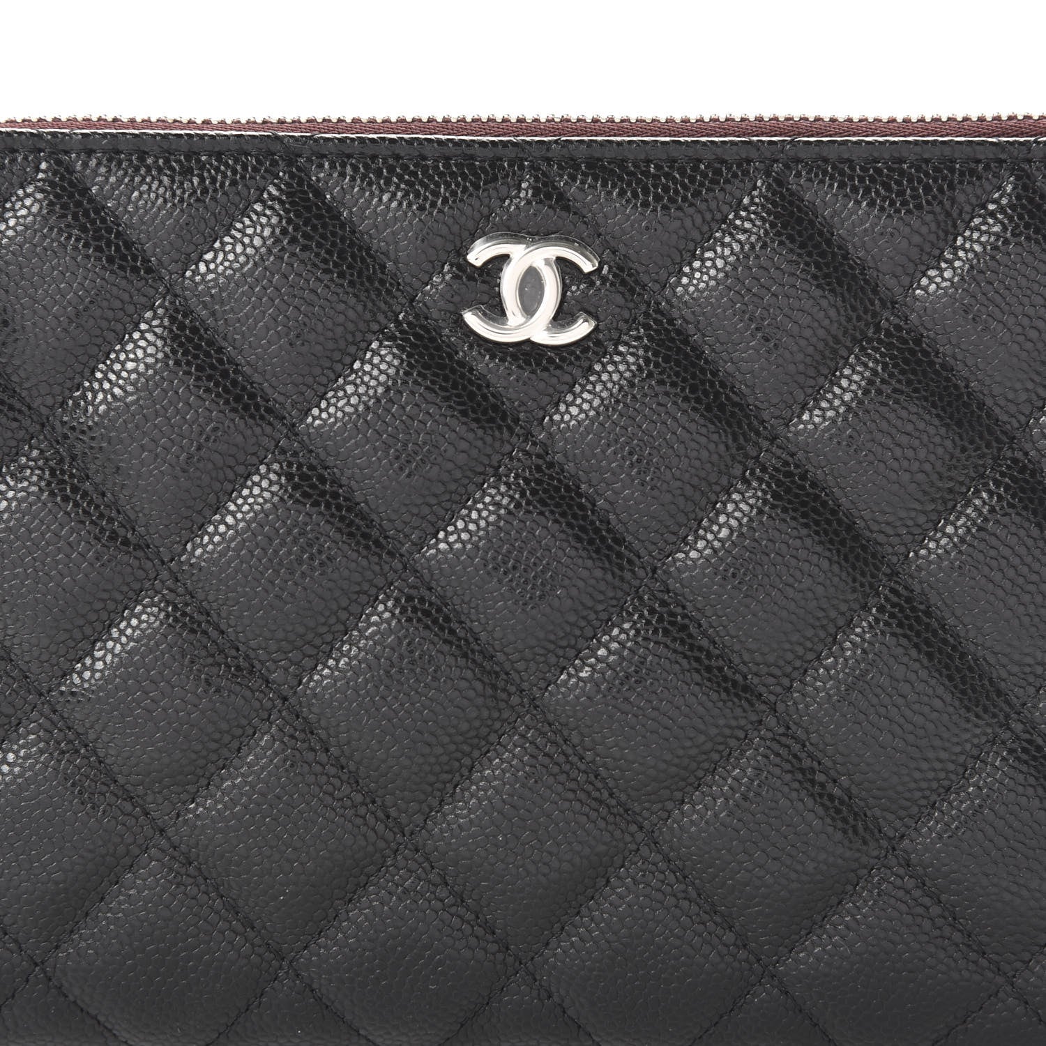 Chanel Caviar Quilted Cosmetic Case Black 10 of 11