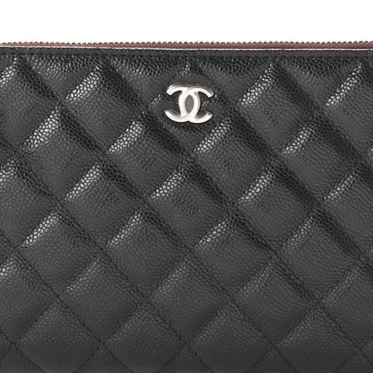Chanel Caviar Quilted Cosmetic Case Black 10 of 11