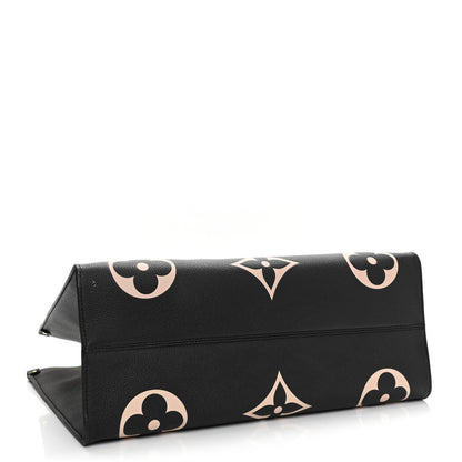 Louis Vuitton Empreinte Monogram Giant Onthego GM Black Beige 7 of 19