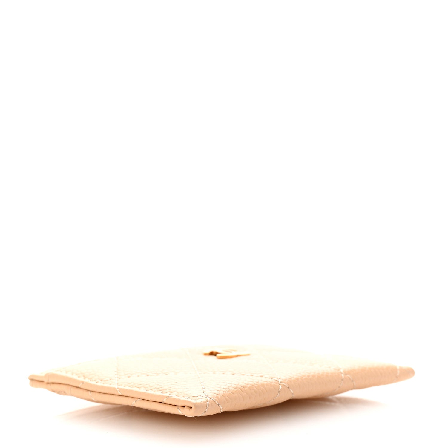 Chanel Caviar Quilted Card Holder Beige 4 of 8