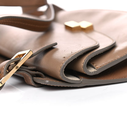 Chloe Calfskin Georgia Crossbody Bag Chestnut Cream 10 of 16