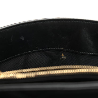 Saint Laurent Calfskin Y Quilted Monogram Small Loulou Chain Satchel Black 13 of 13