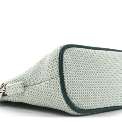 Hermes Cotton Canvas Crazy H Mini Bolide Case Nuage Menthe 8 of 8