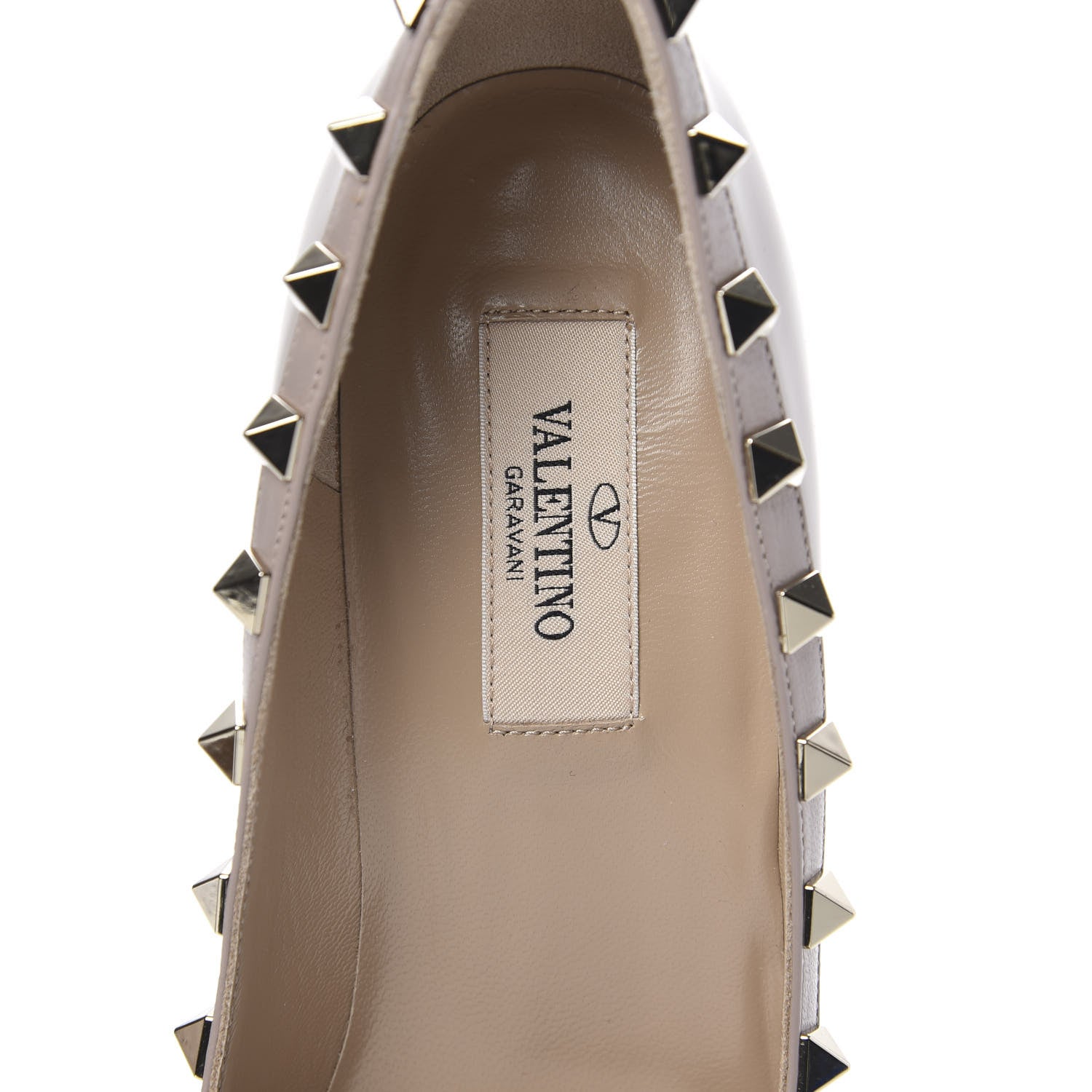 Valentino Garavani Patent Rockstud 85mm Pumps 36.5 Poudre 6 of 9