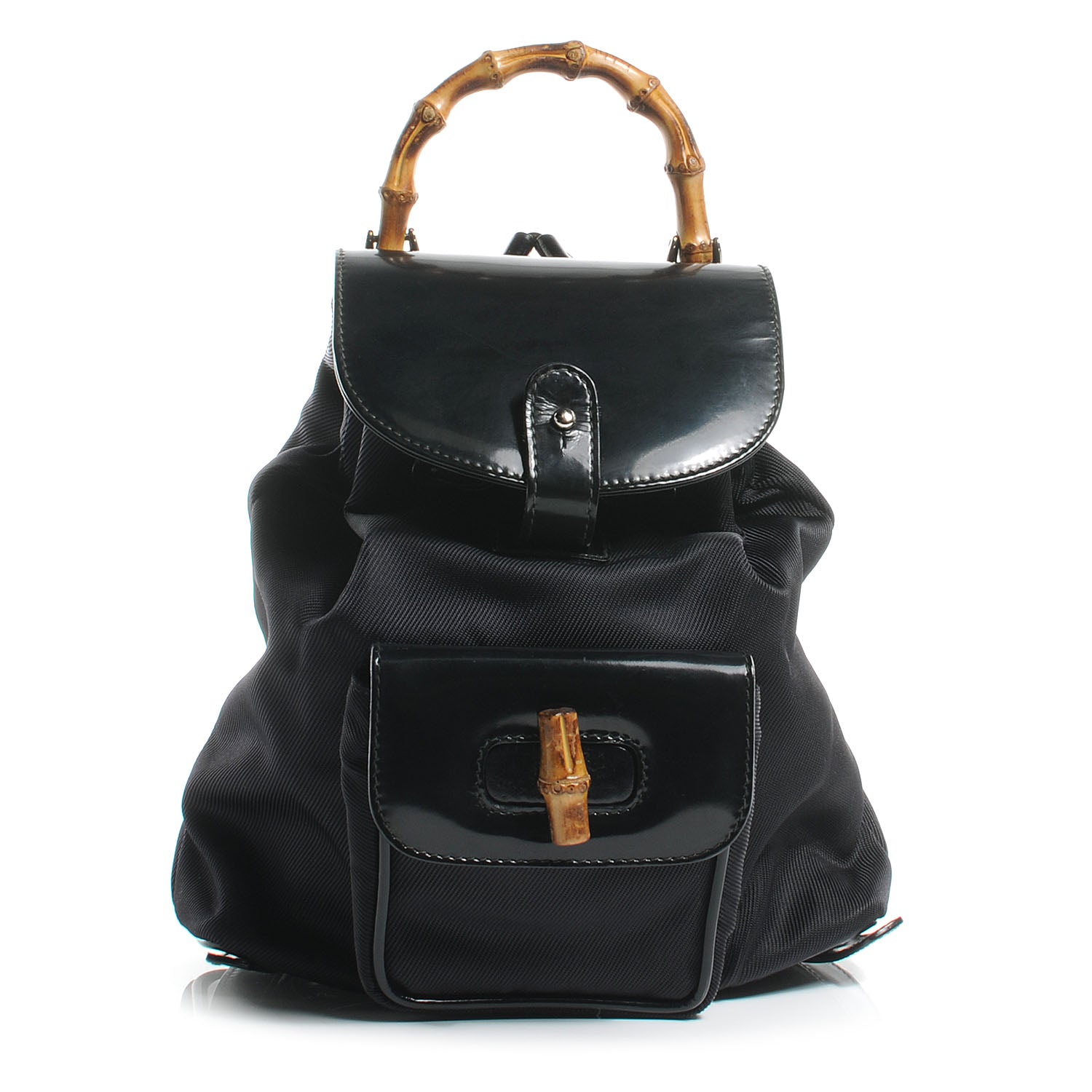 Gucci Bamboo Backpack Black 1 of 7