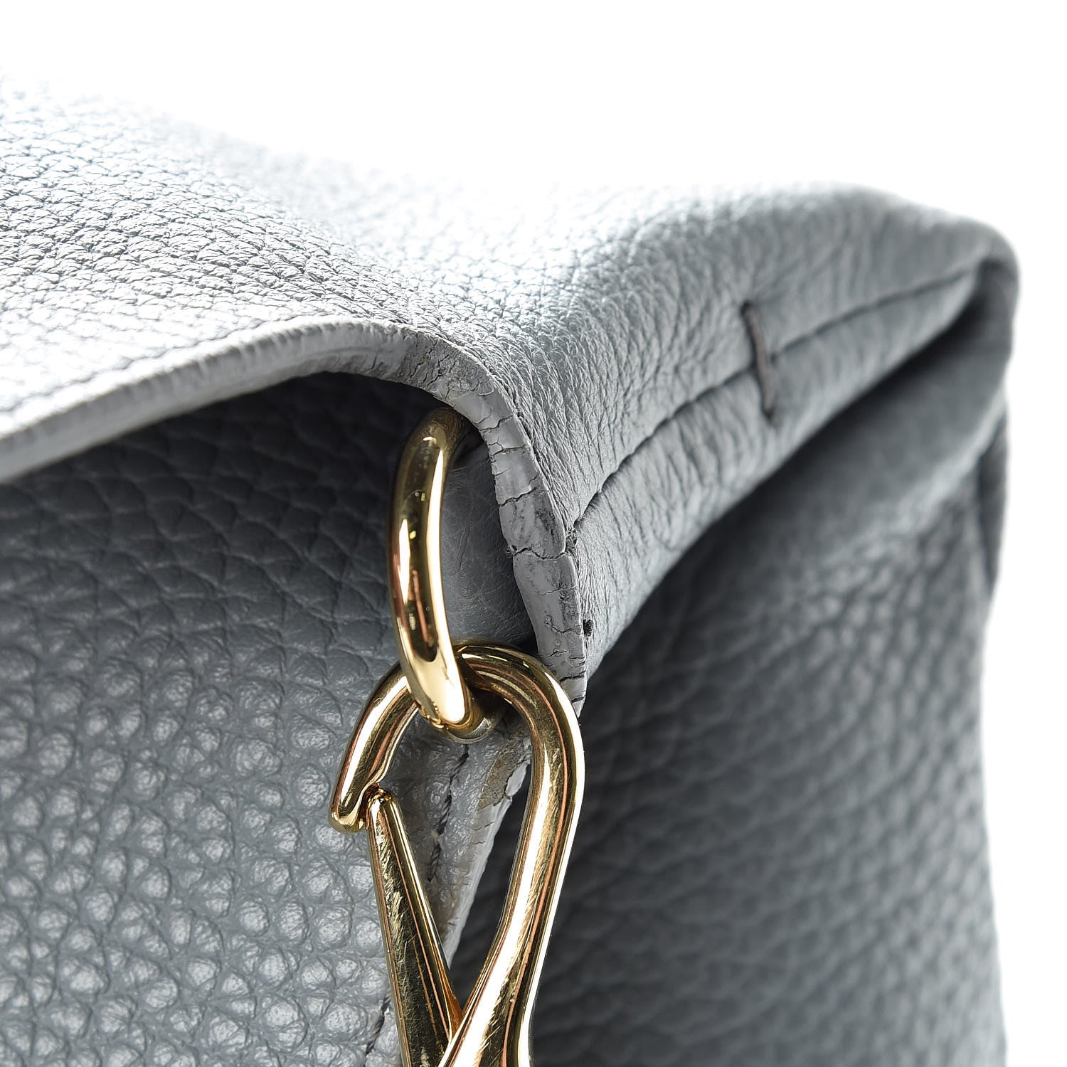 Burberry London Grainy Calfskin Medium Cale Hobo Storm Grey 17 of 18