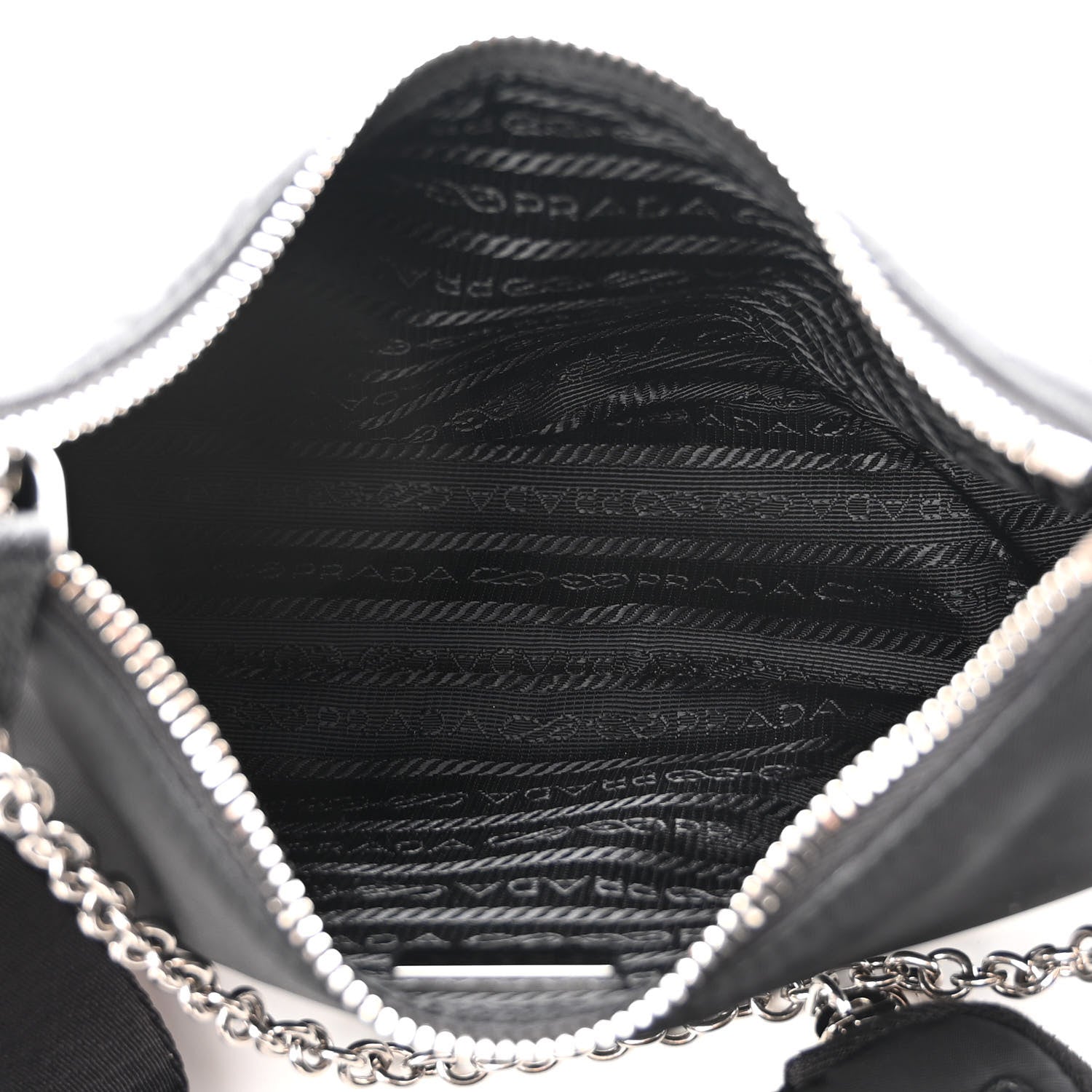 Prada Nylon Re-Edition 2005 Shoulder Bag Black 5 of 9