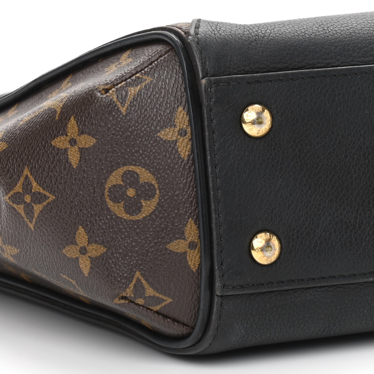 Louis Vuitton Calfskin Monogram Kimono Tote PM Black 9 of 12