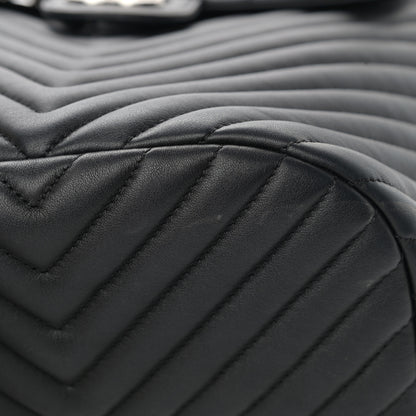 Chanel Calfskin Chevron Quilted Small Urban Spirit Backpack Black 11 of 12