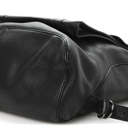 Christian Louboutin Calfskin Spikes Syd Backpack Black 9 of 10