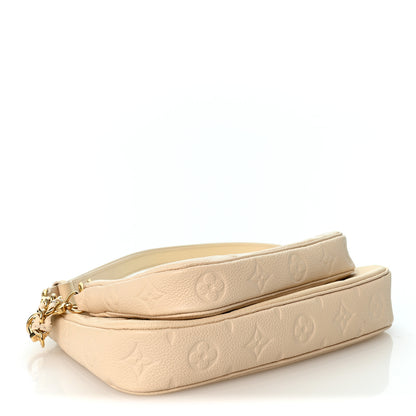 Louis Vuitton Empreinte Monogram Giant Multi Pochette Accessories Cream 4 of 10