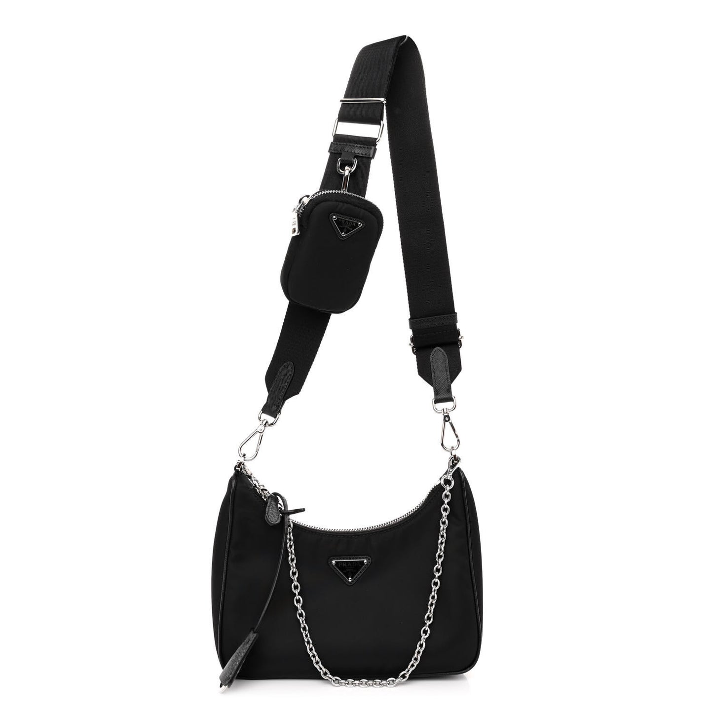 Nylon Re-Edition 2005 Shoulder Bag Black