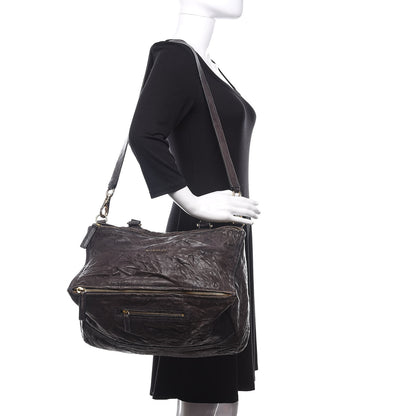 Givenchy Tumbled Sheepskin Large Pandora Black 2 of 11