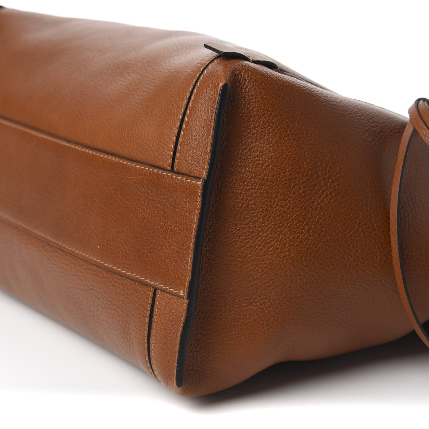 Chloe Smooth Calfskin Medium Milo Shopping Tote Caramel 6 of 9