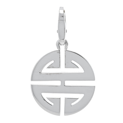 Cartier 18K White Gold Diamond Longevity Charm 3 of 4