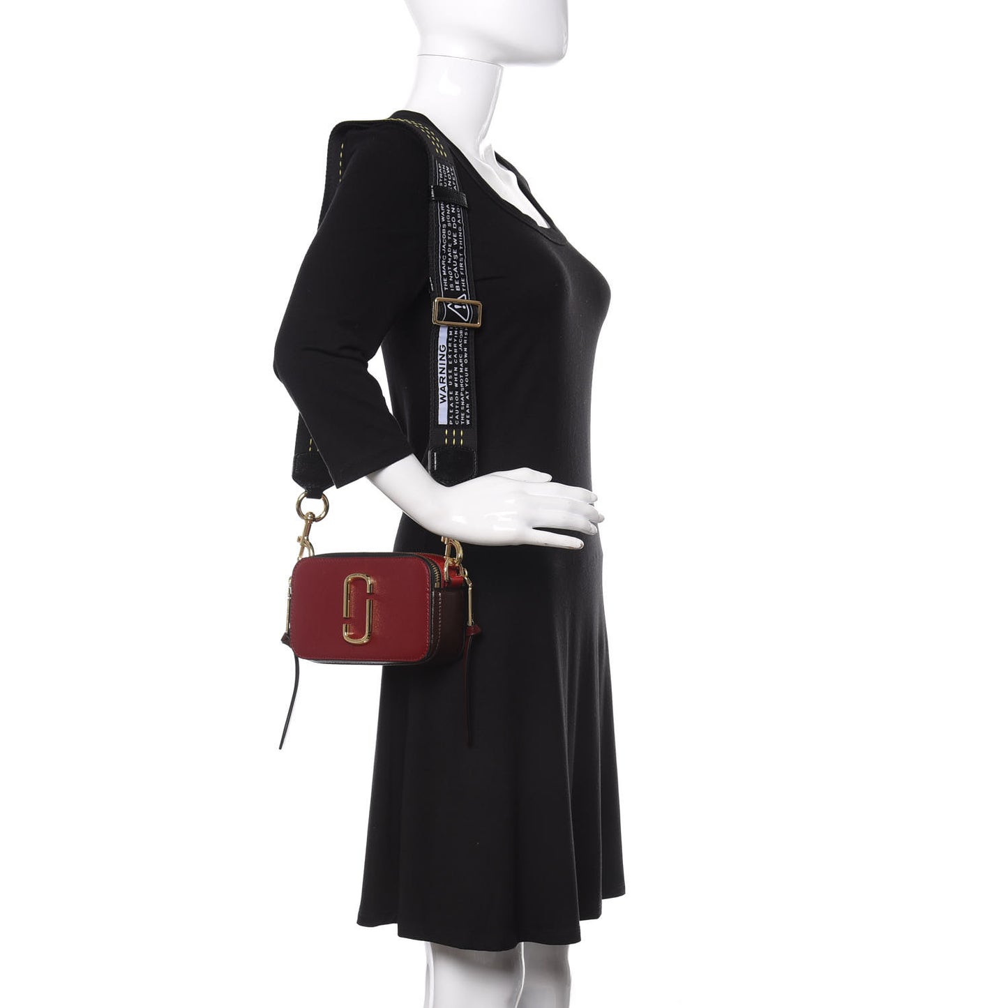 Saffiano Small Snapshot Camera Bag Cranberry Multicolor