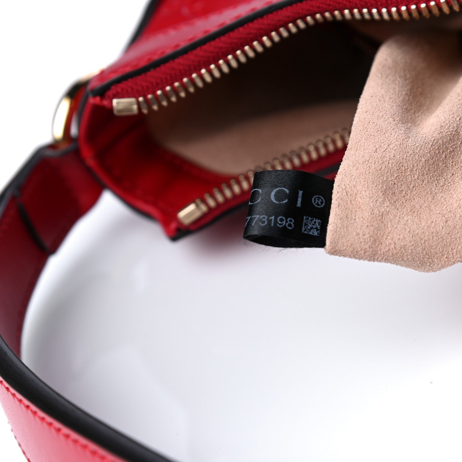 Gucci Guccissima Linea A Hobo Red 6 of 8
