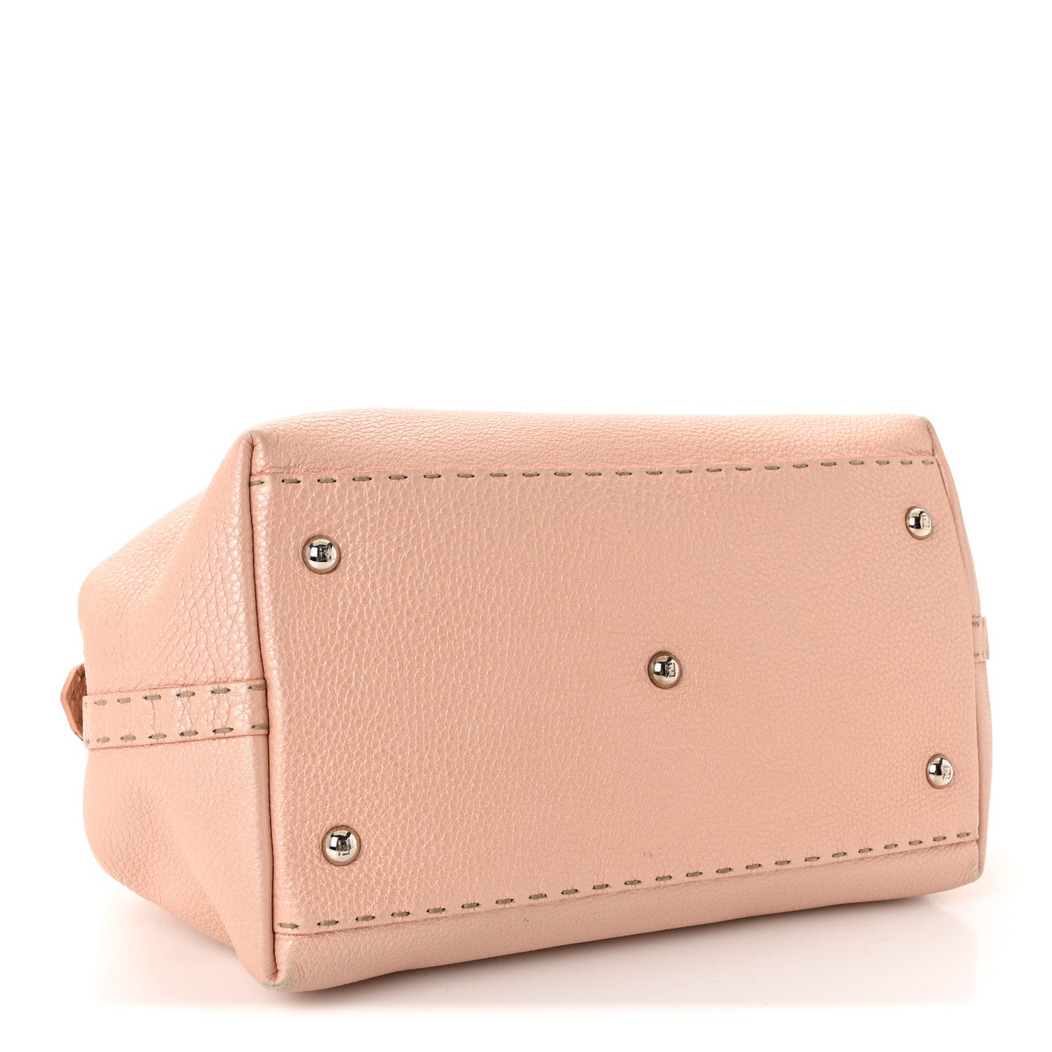 Fendi Cuoio Romano Selleria Adele 1328 Bag Bois de Rose 4 of 10