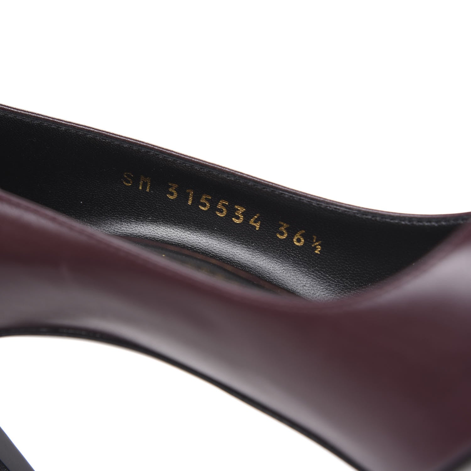 Saint Laurent Calfskin Classic Paris 105 36.5 Bordeaux 7 of 9