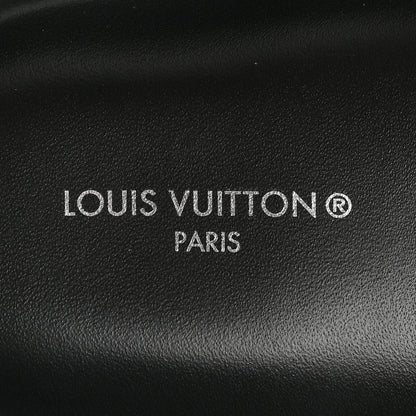 Louis Vuitton Satin Polka Dot Pool Pillow Flat Comfort Mule 35 Black White 5 of 7