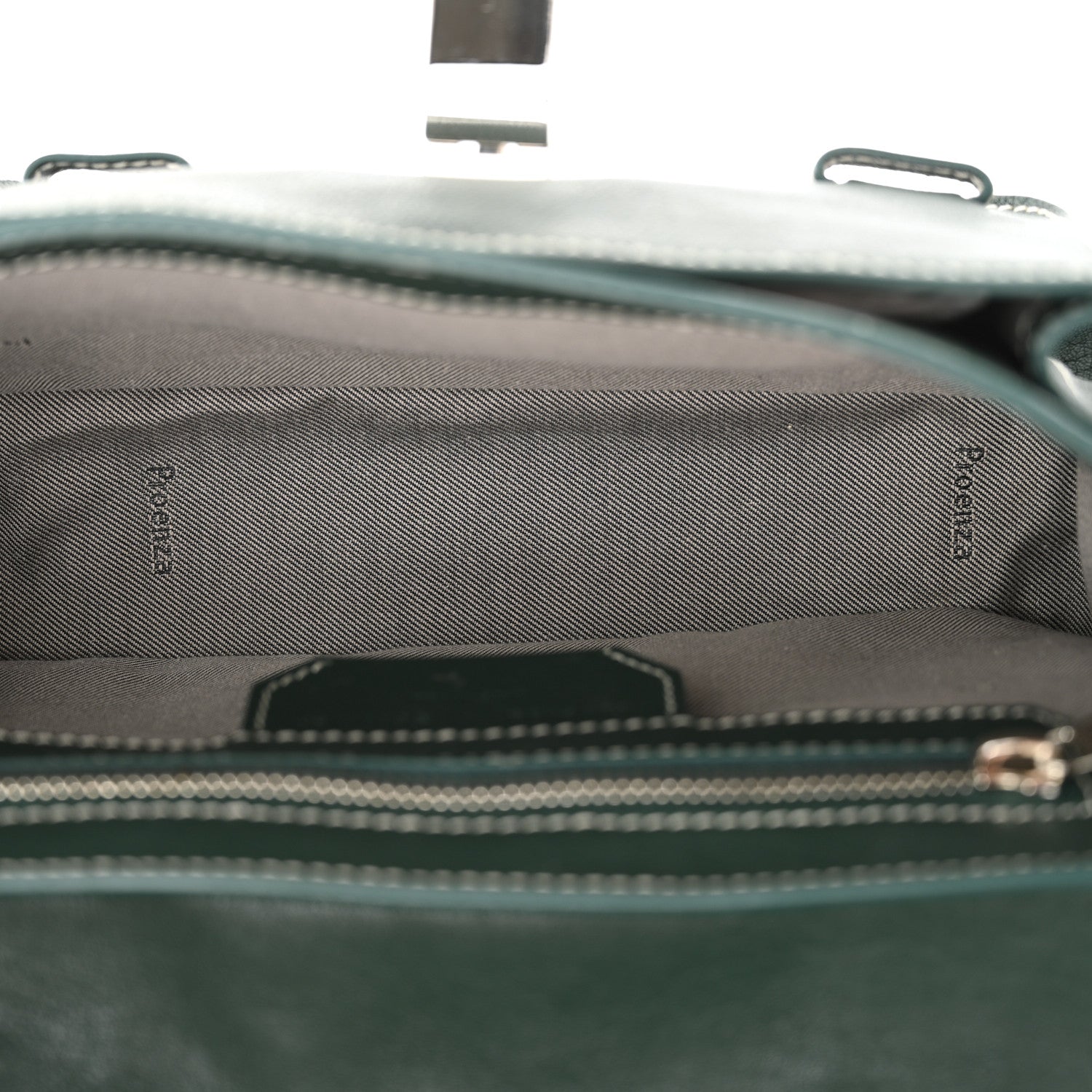 Proenza Schouler Lambskin Tiny PS1 Satchel Dark Green 5 of 11