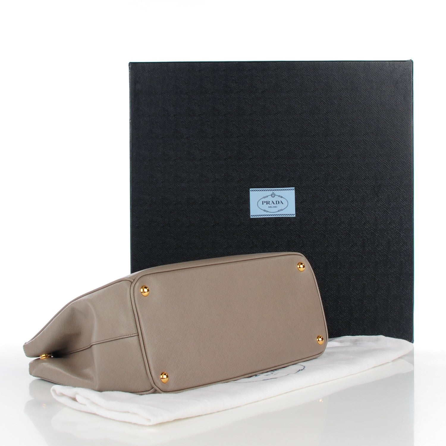 Prada Saffiano Large Galleria Double Zip Tote Argilla 5 of 10