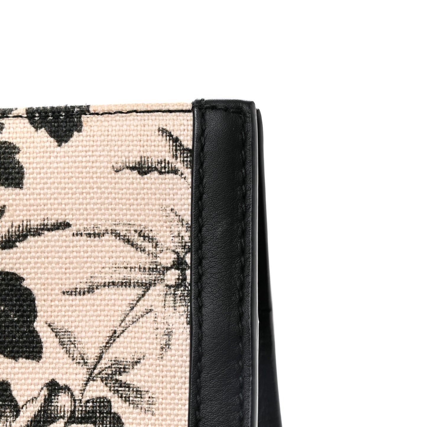 Canvas Herbarium Print Tote Black