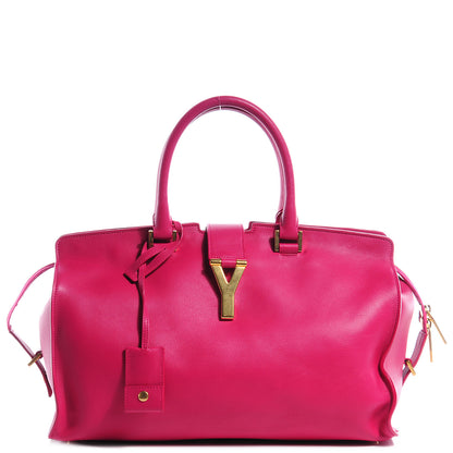 Saint Laurent Leather Medium Classic Cabas Y Bag Fuchsia 1 of 8