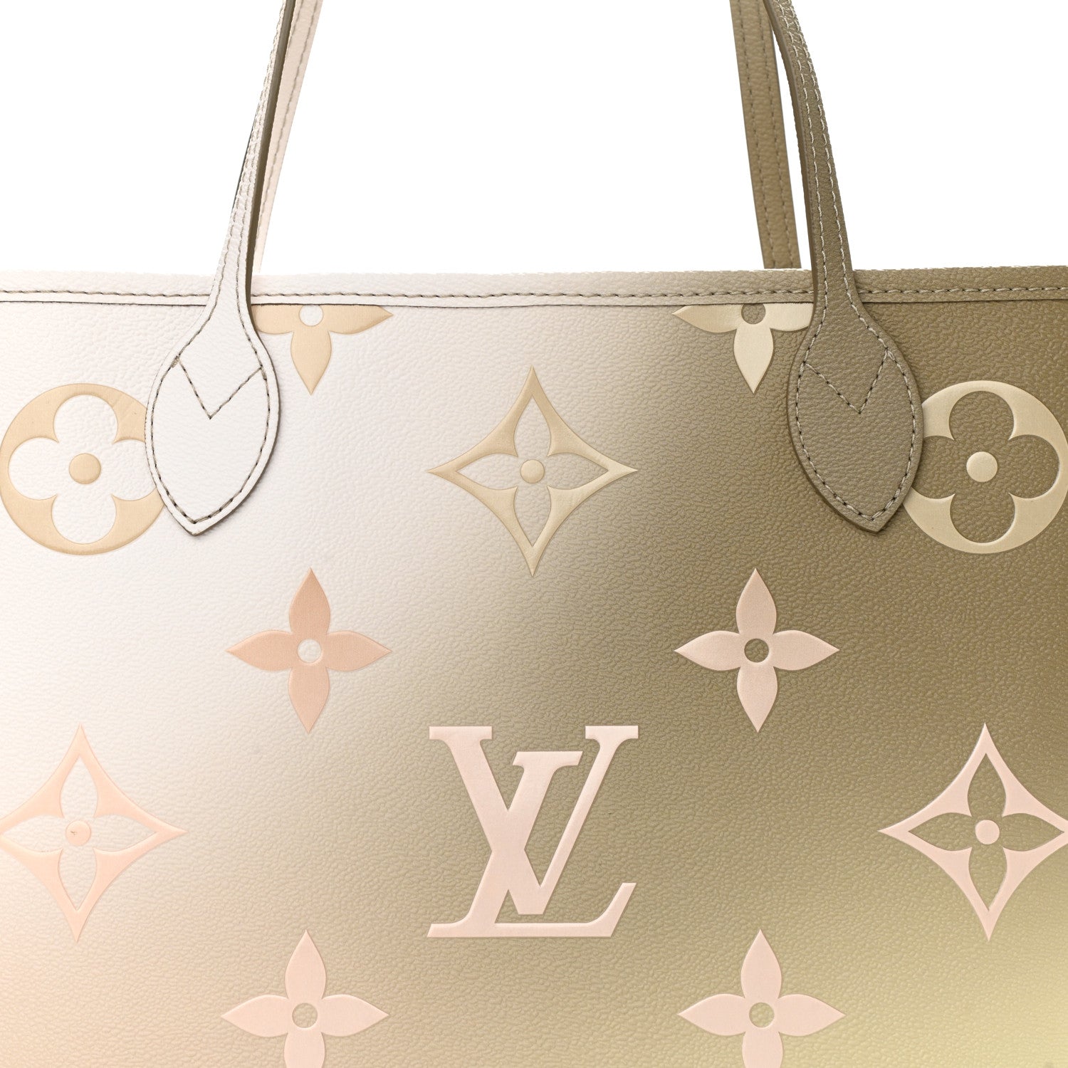Louis Vuitton Monogram Giant Spring In The City Neverfull MM Sunset Kaki 8 of 10