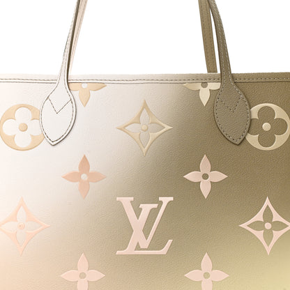 Louis Vuitton Monogram Giant Spring In The City Neverfull MM Sunset Kaki 8 of 10