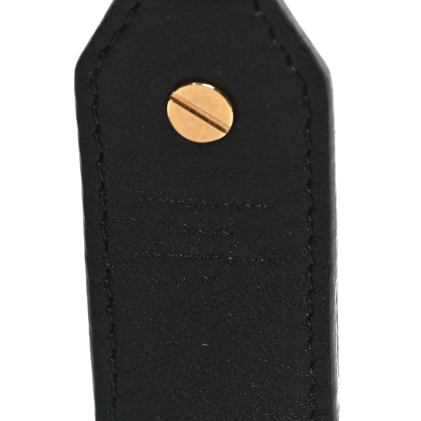 Reverse Monogram Bandouliere Shoulder Strap XL Black
