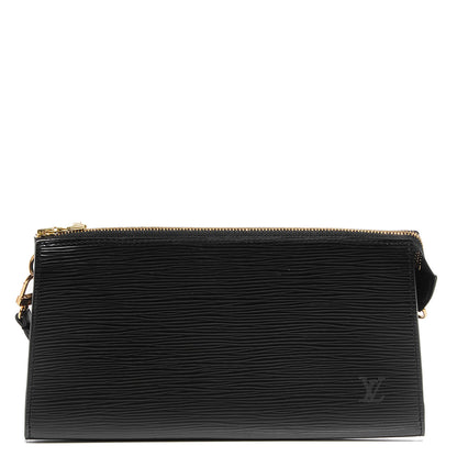 Louis Vuitton Epi Pochette Accessories 24 Black 1 of 7