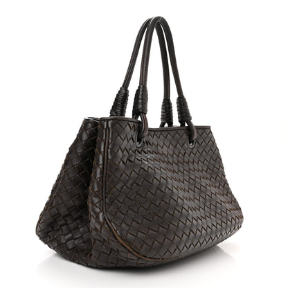 Bottega Veneta Nappa Intrecciato Woven Tote Ebano 3 of 14