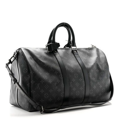 Louis Vuitton Monogram Eclipse Keepall Bandouliere 45 2 of 10