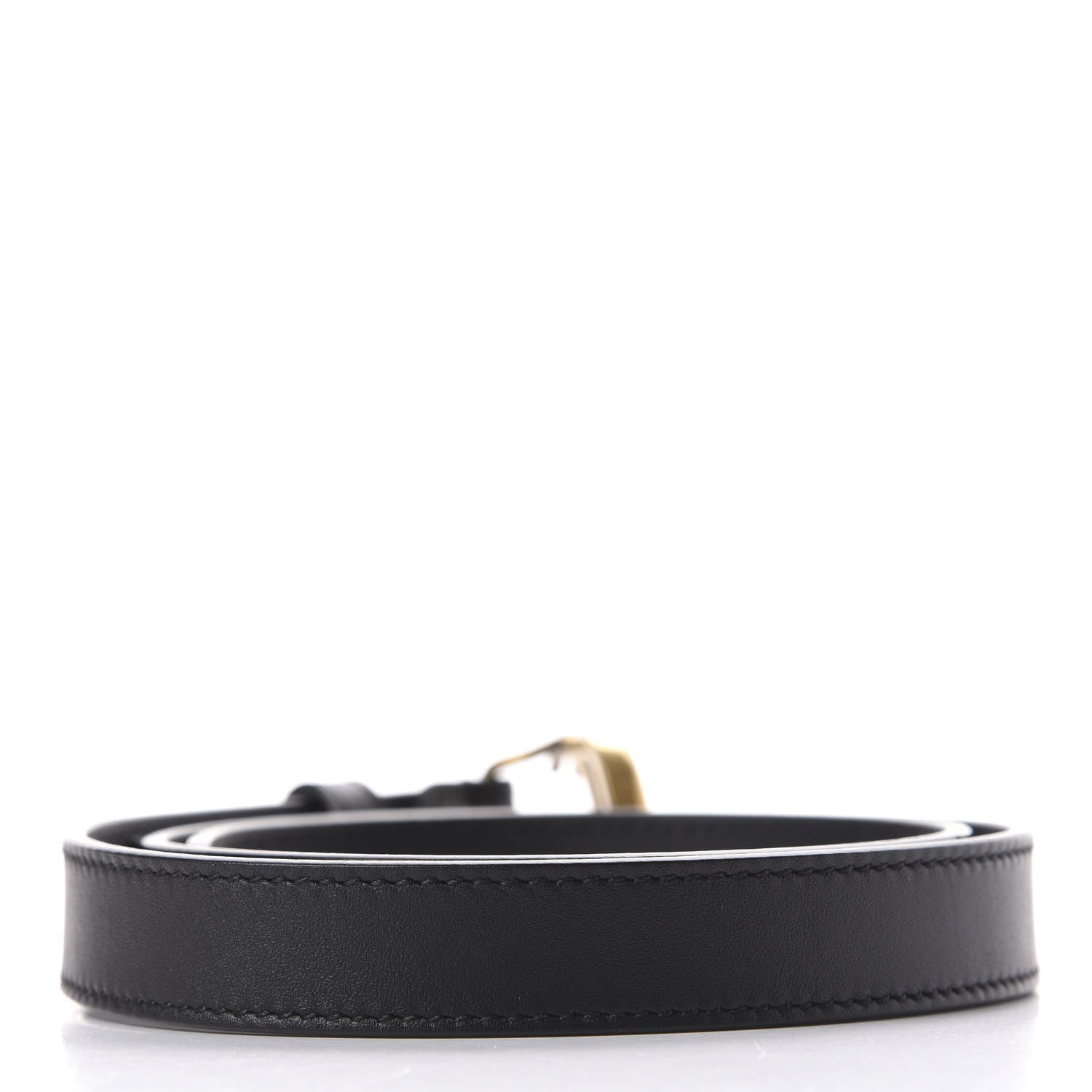 Gucci Calfskin Double G 20mm Belt 70 28 Black 2 of 5