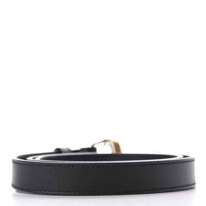 Gucci Calfskin Double G 20mm Belt 70 28 Black 2 of 5