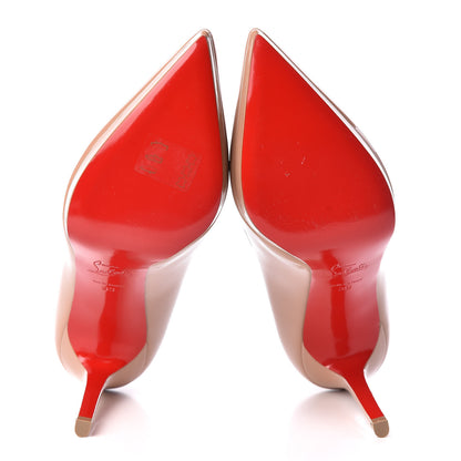 Christian Louboutin Patent Pigalle Plato 100 Pumps 39 Nude 7 of 8