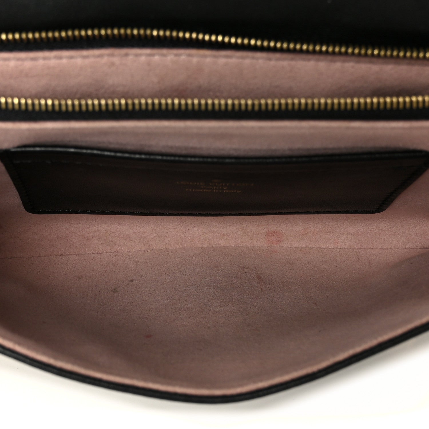 Louis Vuitton Lambskin Embossed Monogram Pochette Coussin Black 5 of 11