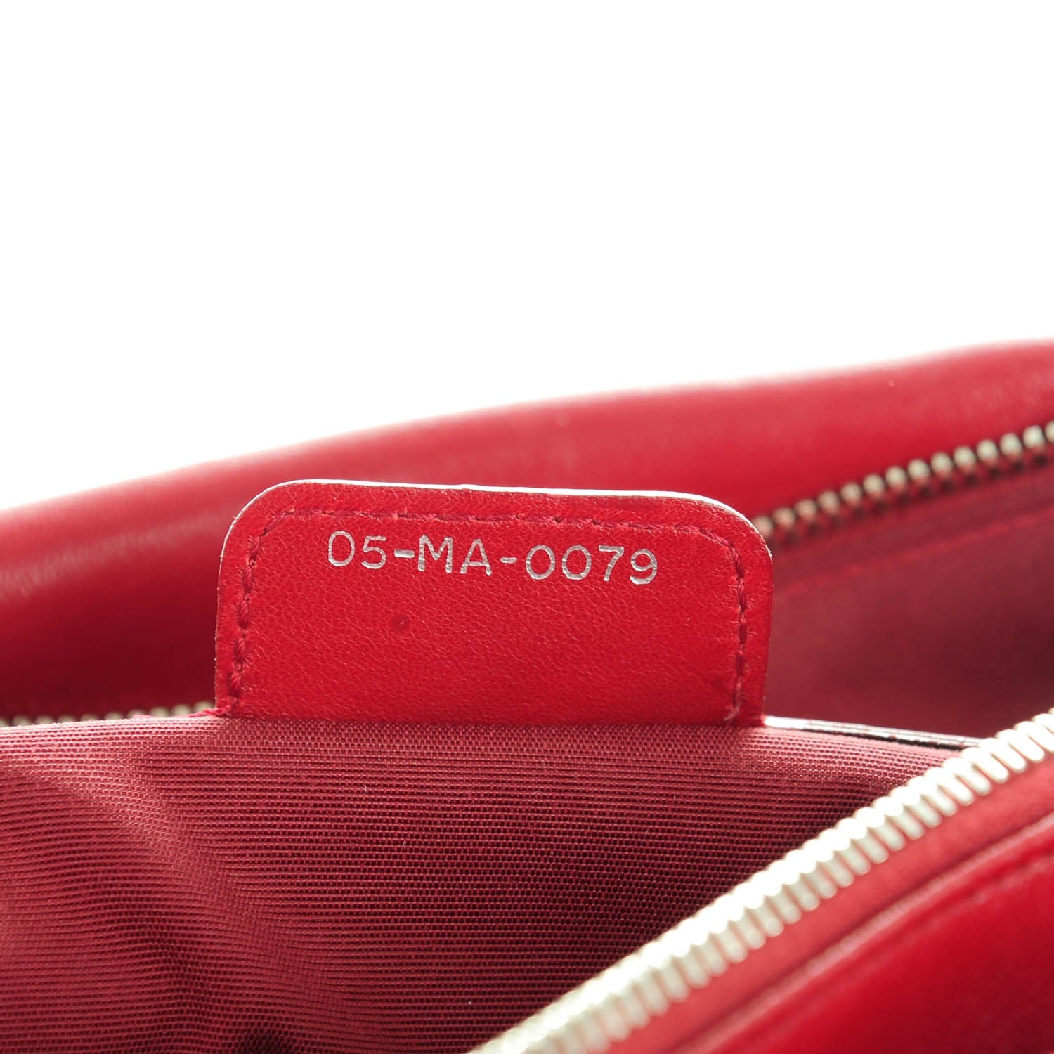Christian Dior Lambskin Cannage Medium Granville Tote Red 12 of 19
