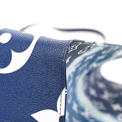 Louis Vuitton Monogram Escale Onthego GM Blue 9 of 12