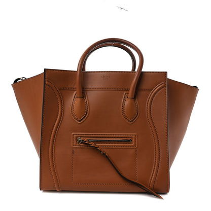 Celine Natural Calfskin Medium Phantom Luggage Tan 1 of 8