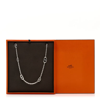 Hermes Sterling Silver Farandole Necklace 80 6 of 6